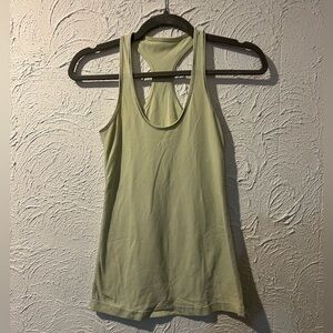 LuLuLemon Dew Green Racerback tank top